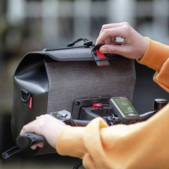Klickfix Mittelgroße, wasserdichte Lenkertasche Kauf eins, bekomm eins gratis