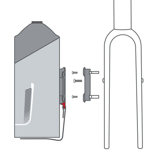 Klickfix Adapter zur Montage mit Unifit Stahlband / Rahmengewinde Großer Ausverkauf
