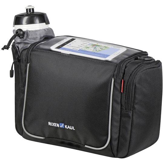 Klickfix Lenkertasche mit Smartphone- und Flaschenfach