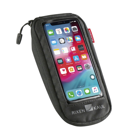Klickfix Genähte Tasche für Smartphones mit Extrafach und Reißverschluss