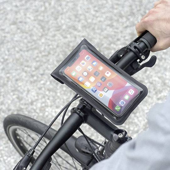 Klickfix wasserdicht verschweißte flache Textiltasche für Smartphones Fabrikpreis
