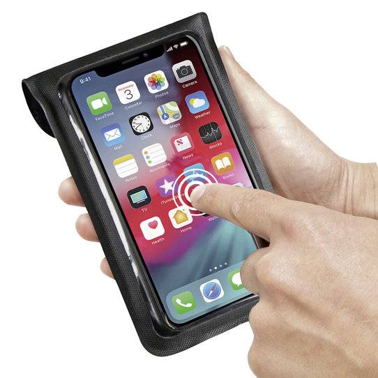Klickfix wasserdicht verschweißte flache Textiltasche für Smartphones Sonderangebot