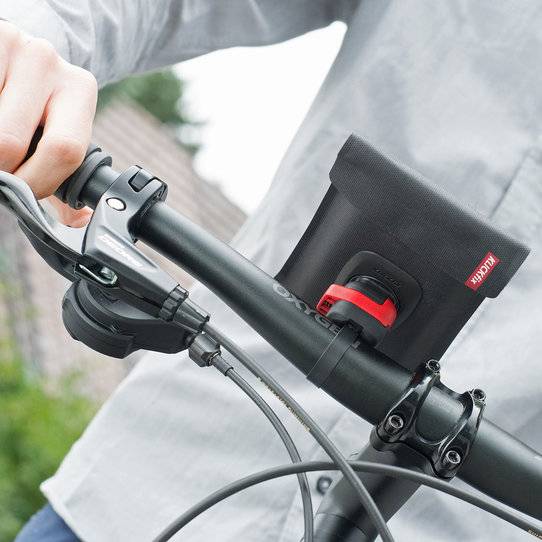 Klickfix wasserdicht verschweißte flache Textiltasche für Smartphones Sonderangebot