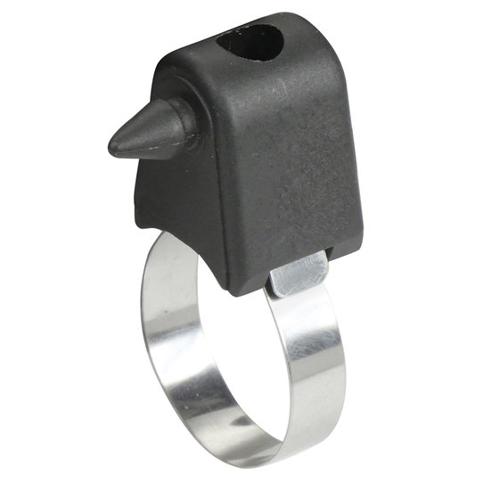 Klickfix Halter für Luftpumpen mit Vertiefung für Pumpenspitze