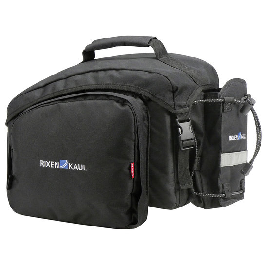 Klickfix Gepäckträgertasche – nur für Racktime Gepäckträger, ausklappbare Seitentaschen