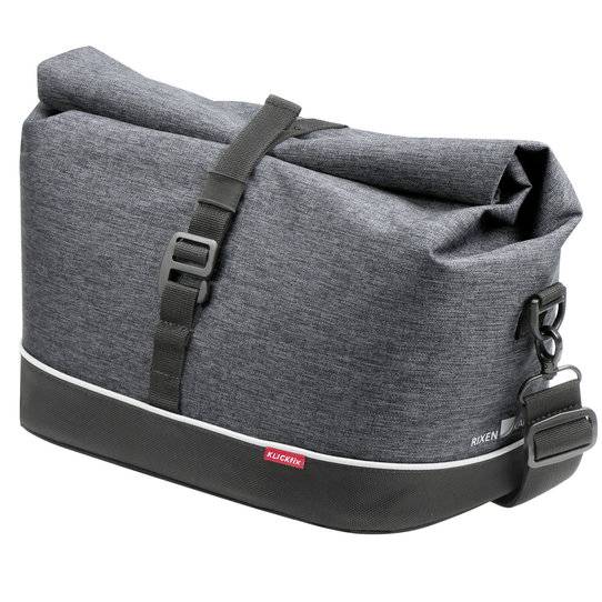 Klickfix elegante Gepäckträgertasche mit Rollverschluss – nur für Racktime Gepäckträger