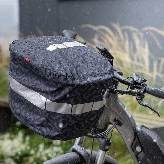 Klickfix Regenhülle mit Reflektor – ideal für Bikebaskets oder Lenkerkörbe Kauf eins, bekomm eins gratis