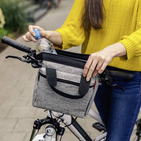 Klickfix Lenkertasche mit extra flacher Adapterplatte VIP-Rabatte