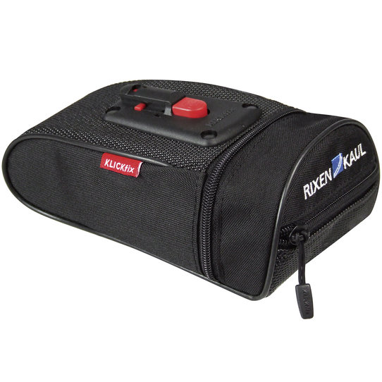 Klickfix Satteltasche mit Extrafach und Satteladapter