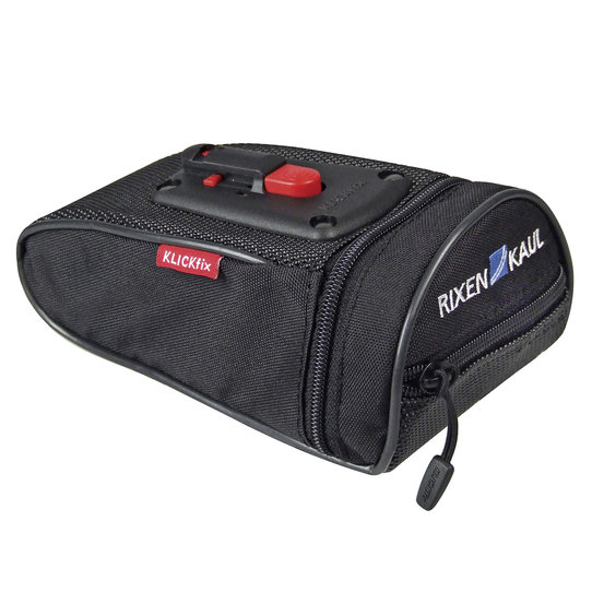 Klickfix Satteltasche mit Extrafach und Satteladapter