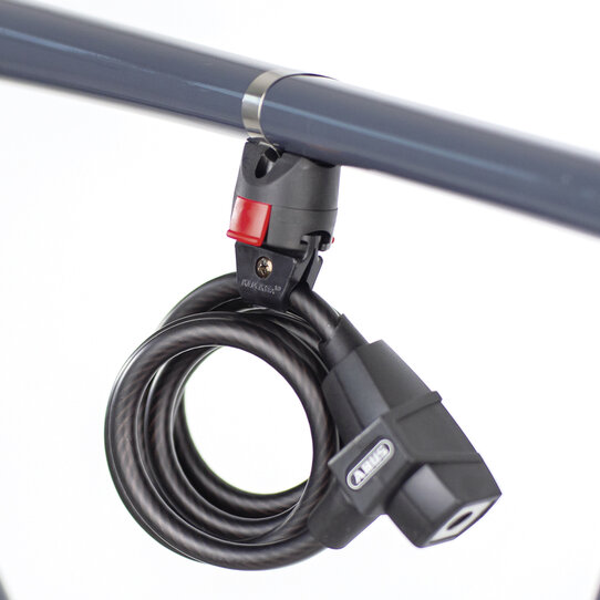 Klickfix für Kabelschlösser Ø 6–10 mm an Rahmen oder Sattelstütze Ø 15–60 mm