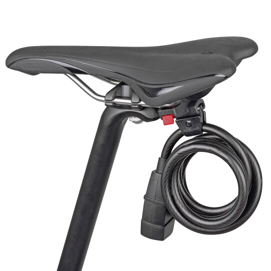 Klickfix Zur Befestigung von Seilschlössern Ø 6-10 mm mit Sattel Adapter