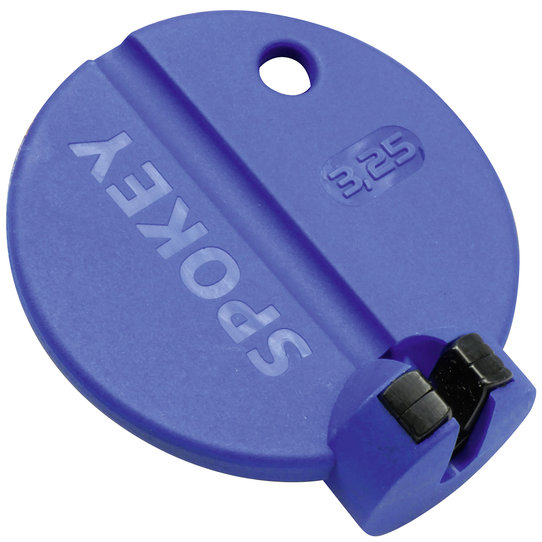 Klickfix blau, doppelter Präzisions-Stahleinsatz, für dickere Speichen bis 2,34mm, 1Stck lose