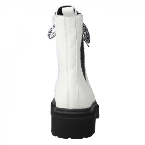 Lei By Tessamino Damenstiefel Frizzi weiss/schwarz Rabatt