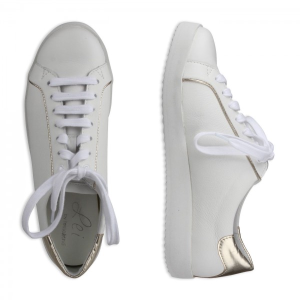 Lei By Tessamino Damensneaker Nena weiss/gold Valentinstagsangebot