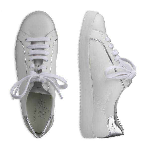 Lei By Tessamino Damensneaker Nena weiss/silber Jubiläumsangebot