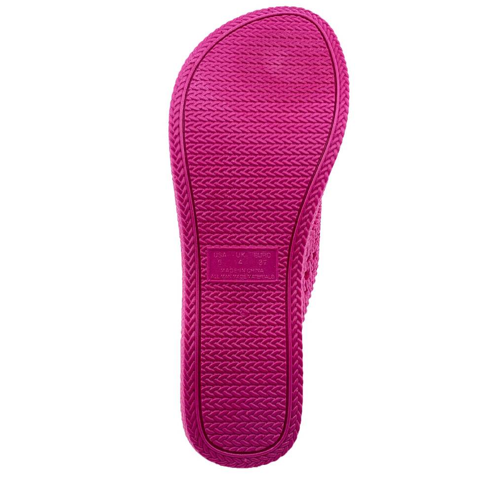 Beachandstreet Siebi's Poolschuhe Frauen - Rab - in Flechtoptik und knalligem Pink - fällt klein aus Riesige Ersparnisse