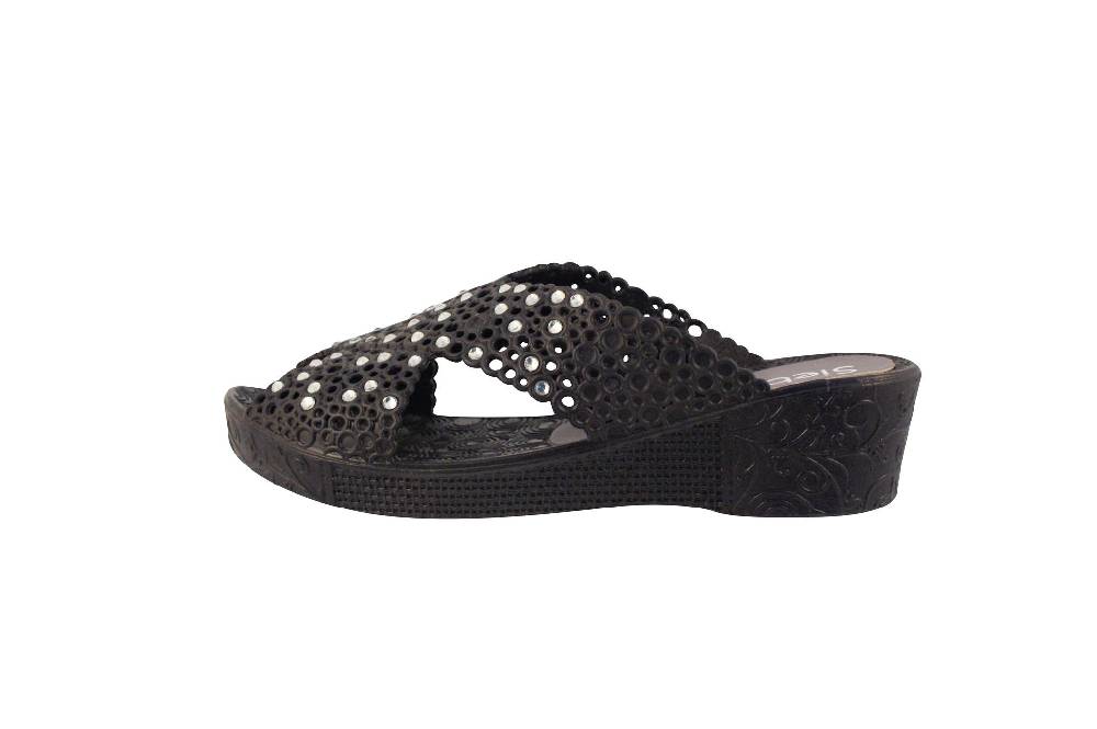 Beachandstreet Badeschuhe Damen Thira mit Strass und Keilabsatz VIP-Rabatte
