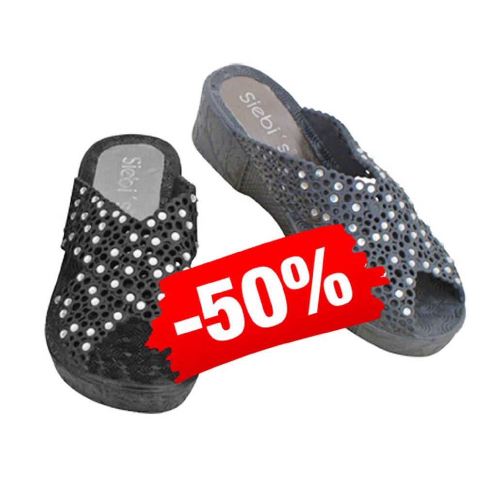 Beachandstreet Badeschuhe Damen Thira mit Strass und Keilabsatz VIP-Rabatte