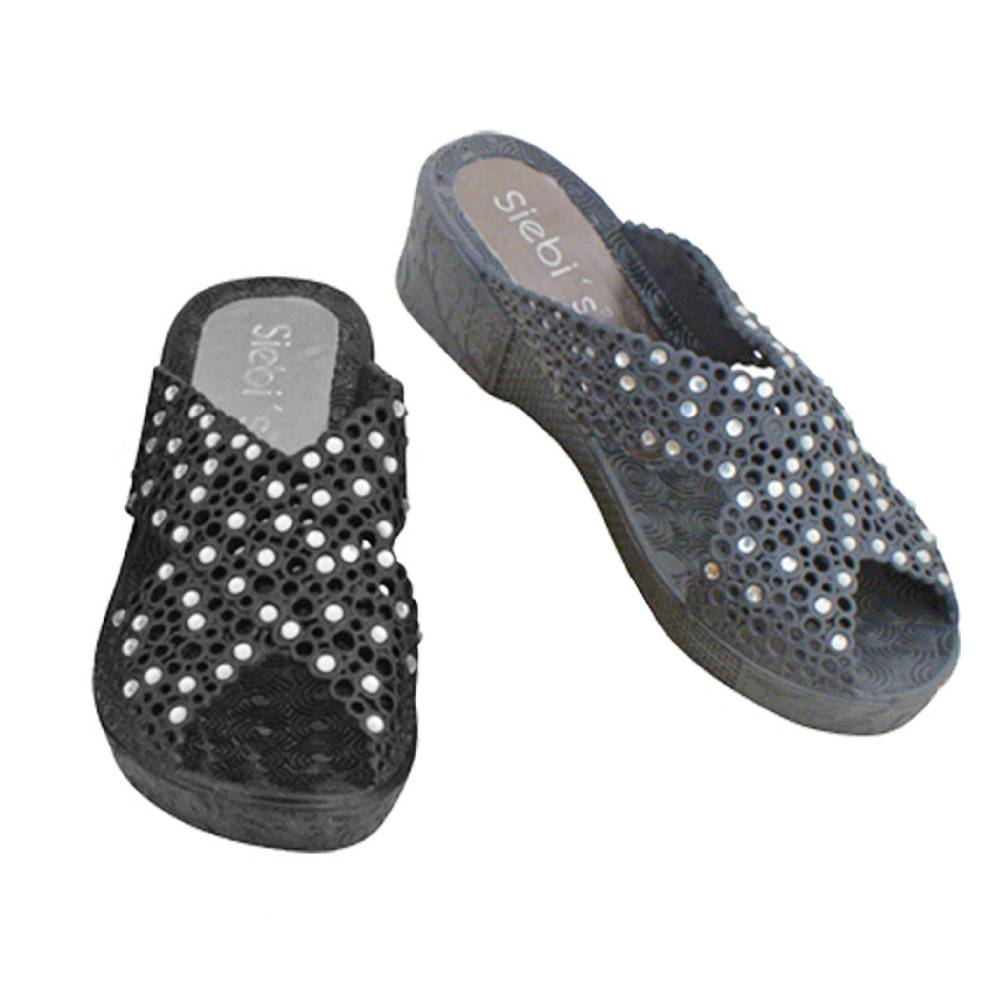 Beachandstreet Badeschuhe Damen Thira mit Strass und Keilabsatz VIP-Rabatte