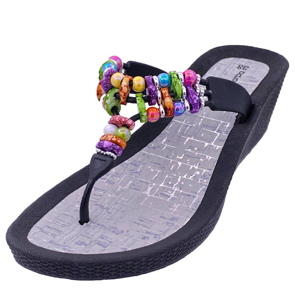 Beachandstreet Milos - Badeschuhe Zehengreifer mit Keilabsatz Tiefpreis