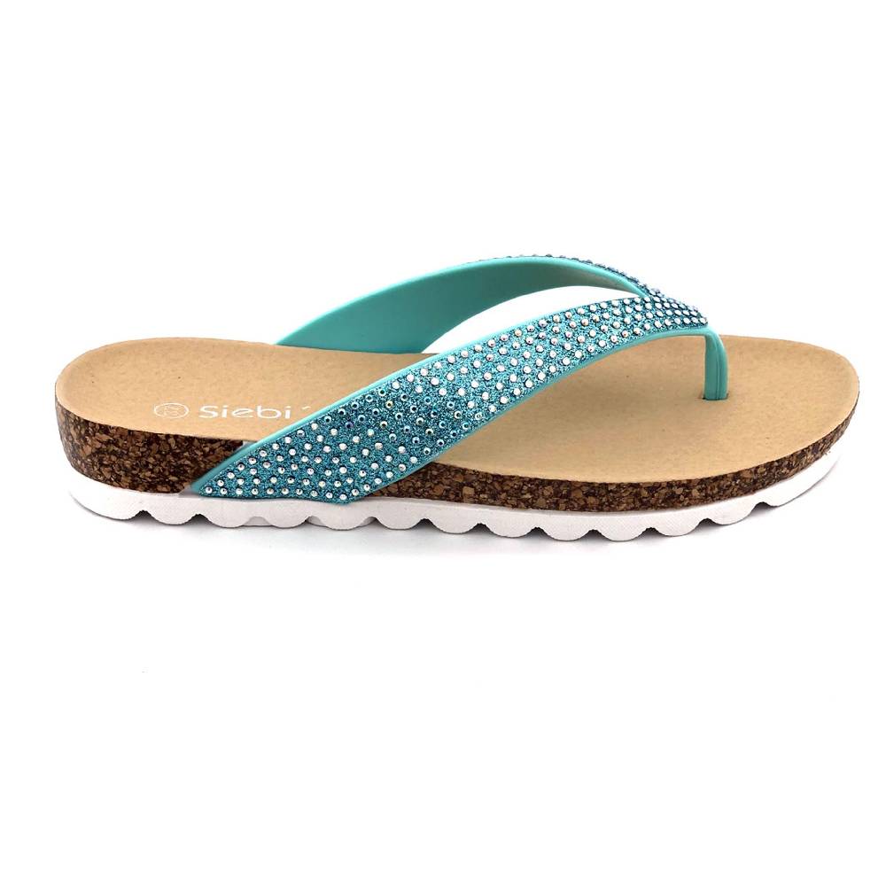 Beachandstreet Badeschuhe Damen • Tropea • Zehentrenner im eleganten Look Wochenangebot
