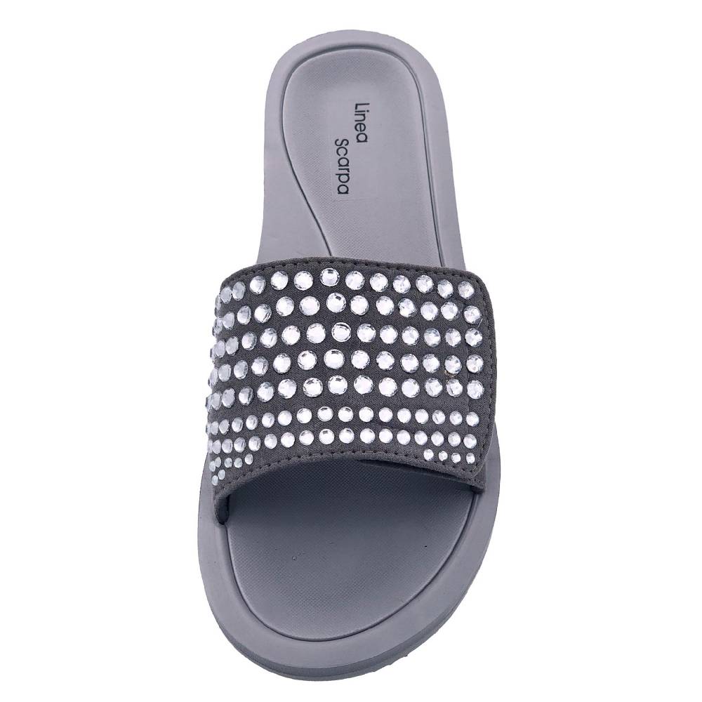 Beachandstreet Badeschuhe Rügen für Pool Wellness Spa mit Strass und Klettverschluss Sonderangebot der Fabrik