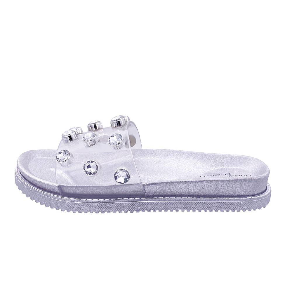 Beachandstreet Florenz - Badeschuhe mit transparentem Oberteil und großen Acrylsteinen Bis zu 55% Rabatt