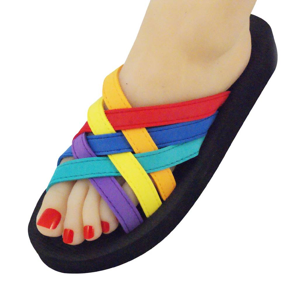 Beachandstreet Badeschuhe Damen • Beach multi • leichte Badepantolette • fällt klein aus • Größe 37 Super Rabatt