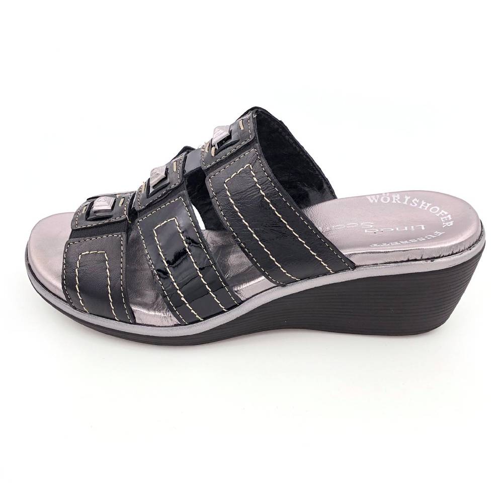 Beachandstreet Modische Fussbettsandale "Greta F" - made in Italy Speichern exportieren