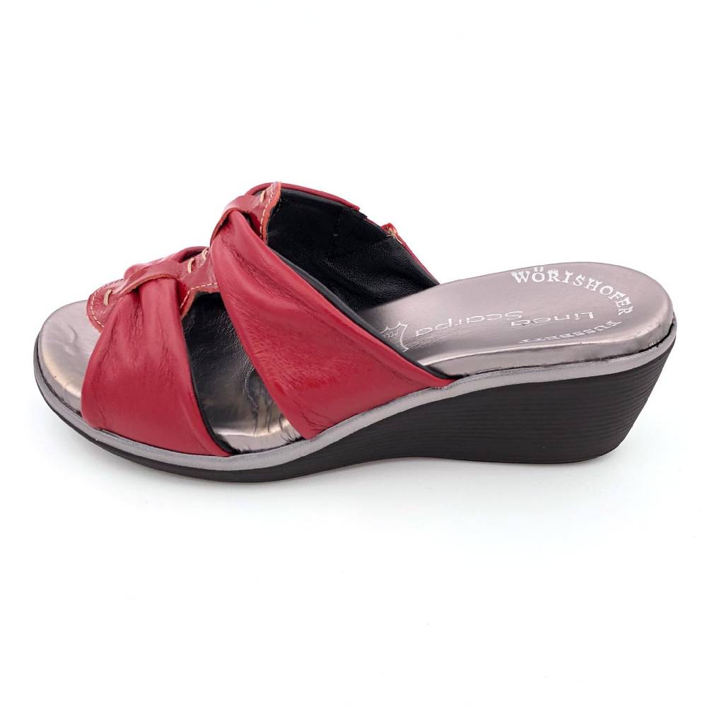 Beachandstreet Modische Fussbettsandale "Lotta F" - made in Italy Black Friday Preise