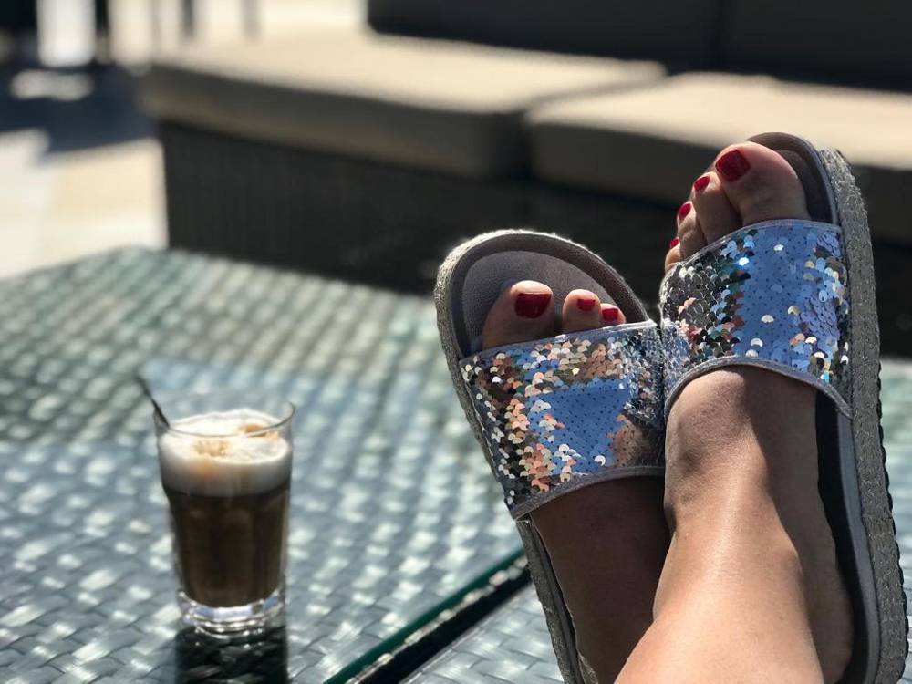Beachandstreet Sommersandale Lucca mit Plateausohle (38 EU, schwarz) Im Verkauf