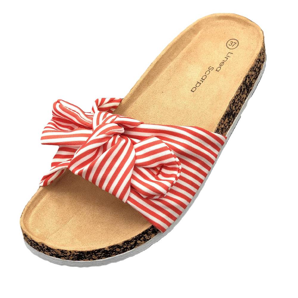 Beachandstreet Sylt - Wellness Pantolette Damen mit Fussbett von Linea Scarpa zollfrei