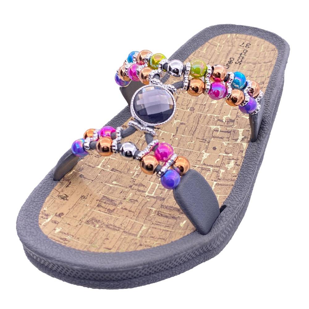 Beachandstreet Linea Scarpa Badeschuhe Damen • Syros • halluxfreundliche Badepantolette mit rutschhemmender Sohle Fabrik Onlineshop