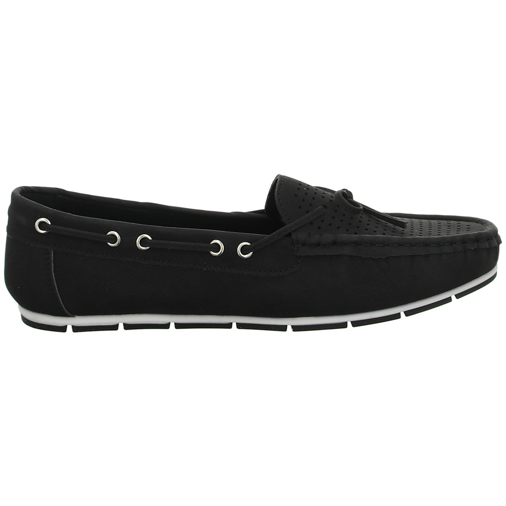 Alyssa Slipper/Kletthalbschuh luftdurchlässig (durchbrochenes/geflochtenes Obermaterial) Lagerräumung