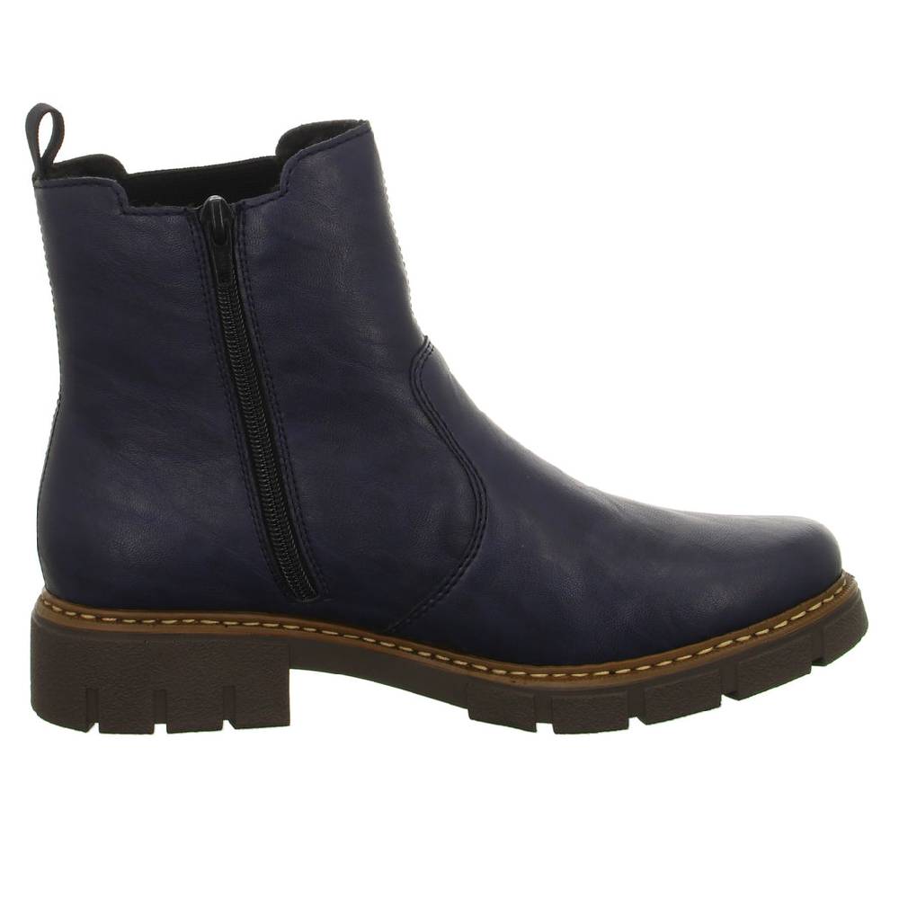 Rieker Schlupf-/Reißverschlußstiefelette Warmfutter bis 35mm Absatz (casual) Letzter Tag