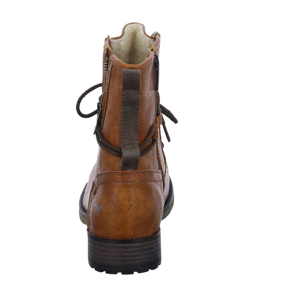 MUSTANG Schnürstiefelette Warmfutter bis 35mm Absatz (casual) Vierteljährliche Förderung