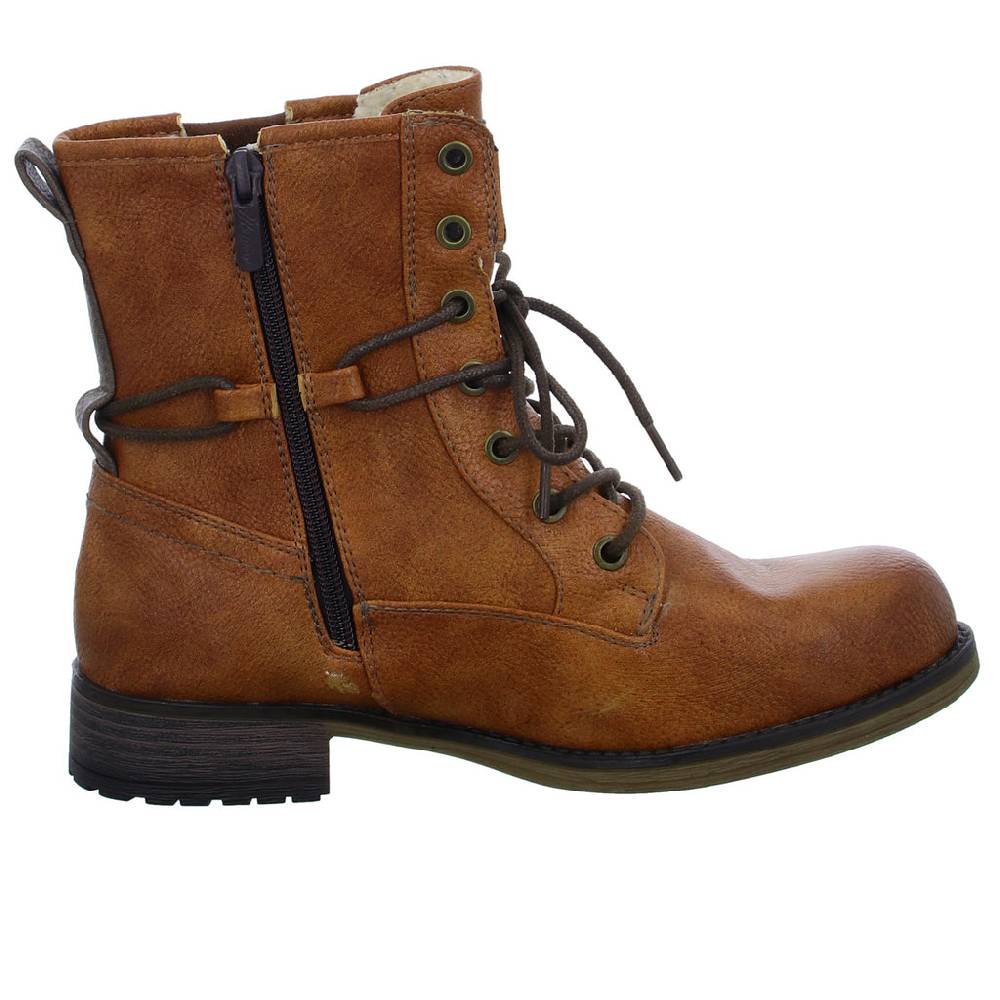 MUSTANG Schnürstiefelette Warmfutter bis 35mm Absatz (casual) Vierteljährliche Förderung