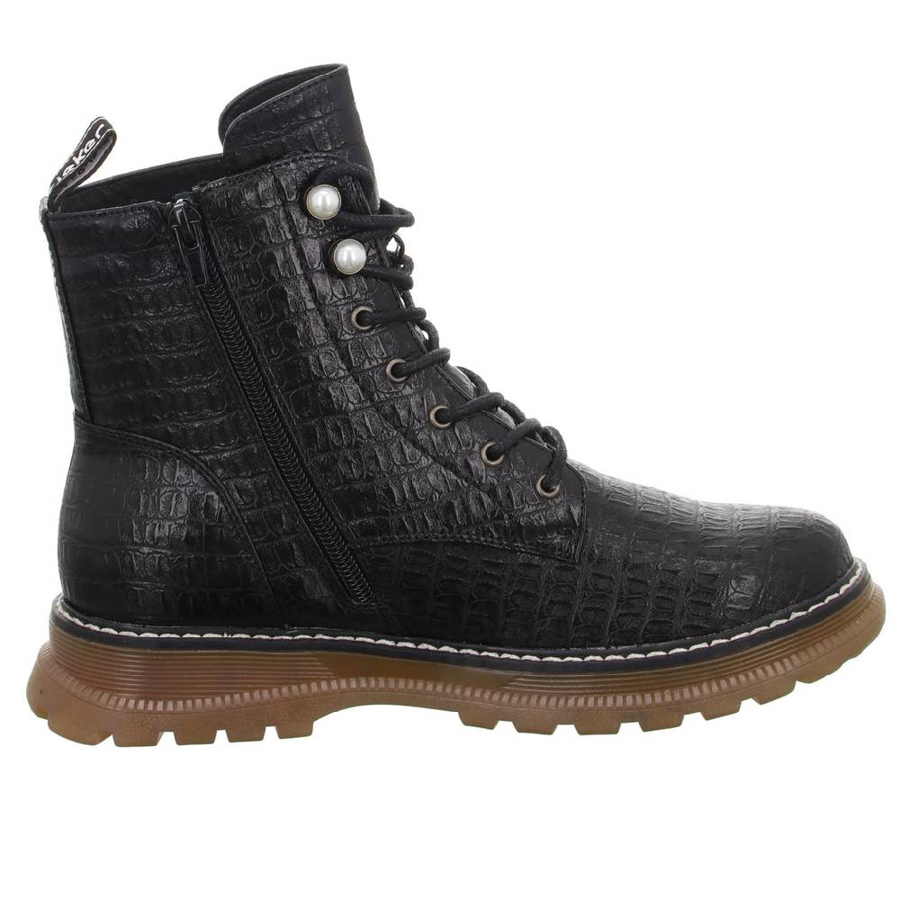 Rieker Schnürstiefelette Warmfutter bis 35mm Absatz (casual) Discount Store für neue Produkte