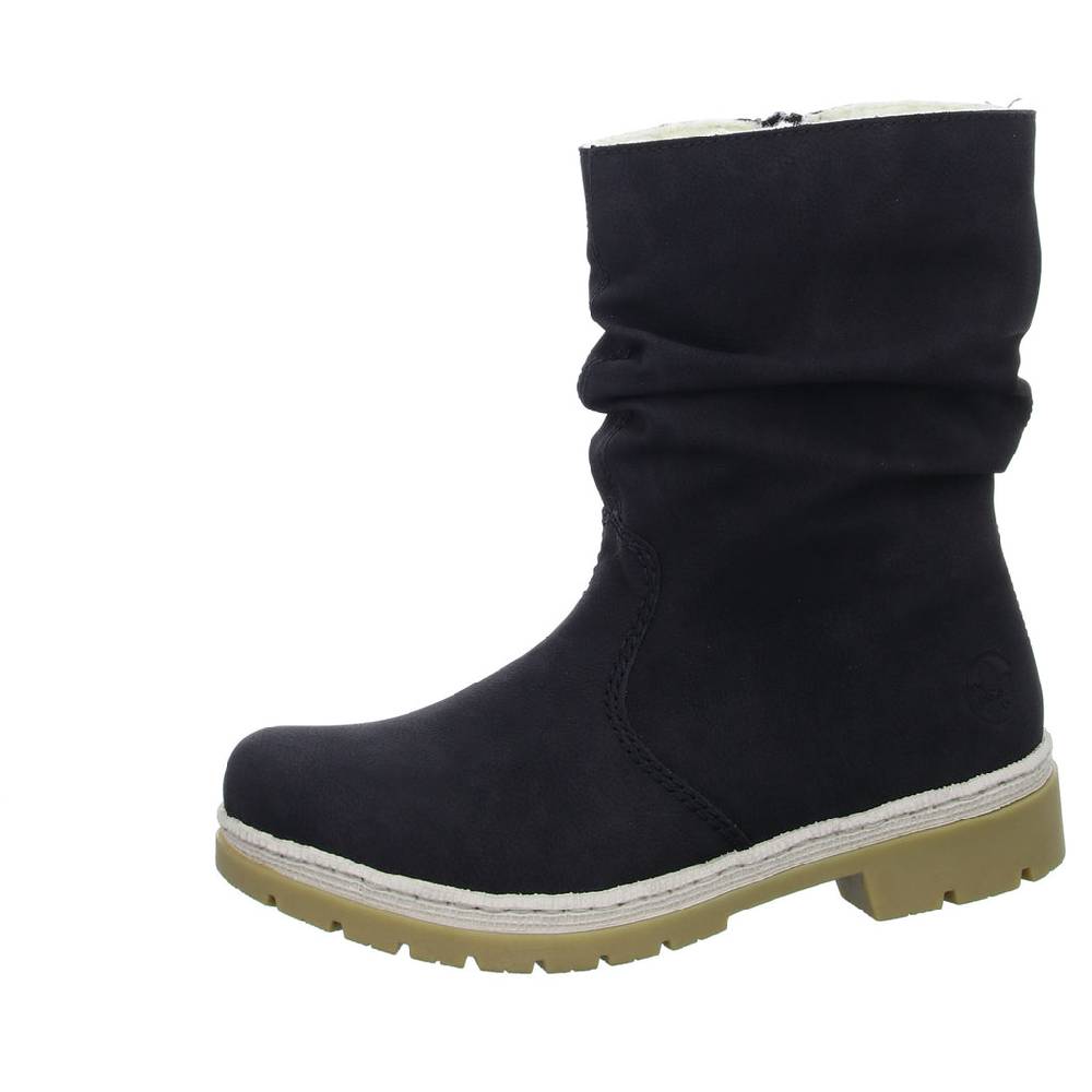 Rieker Schlupf-/Reißverschlußstiefelette Warmfutter bis 35mm Absatz (casual) Fabrikladen