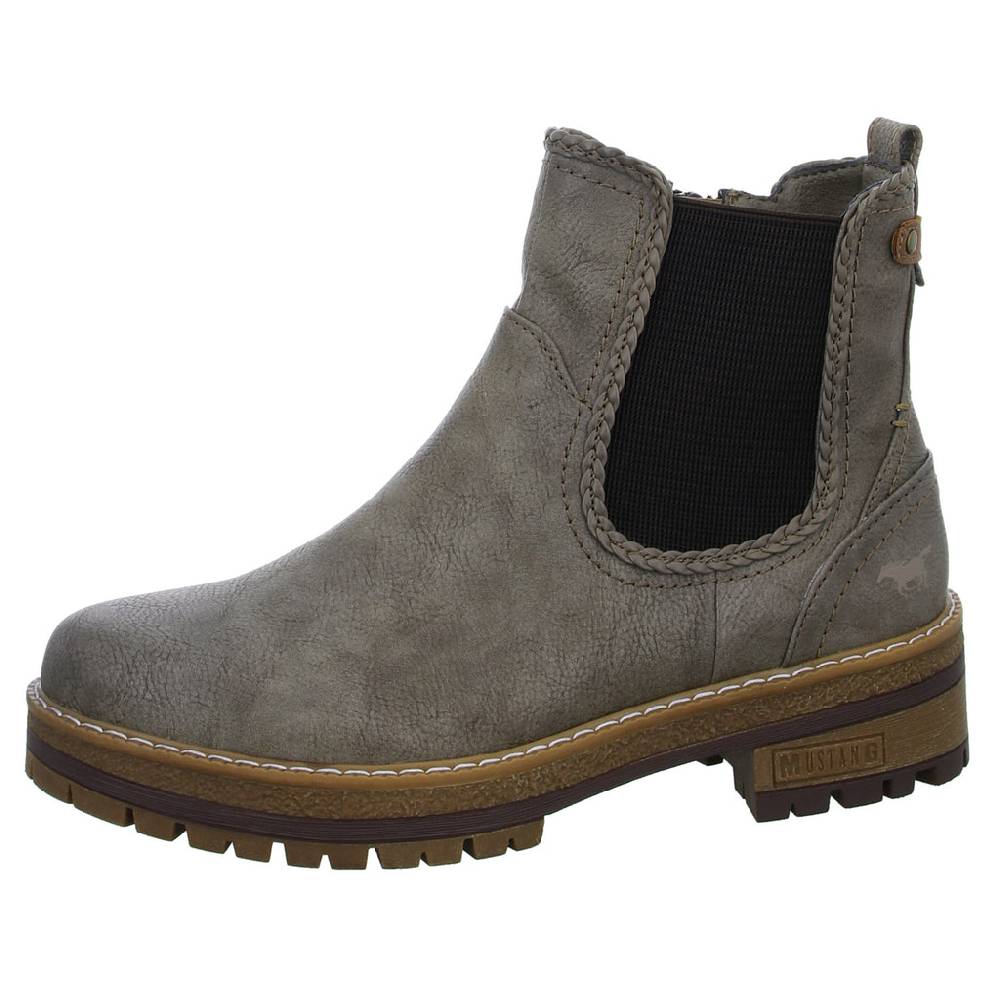 MUSTANG Schlupf-/Reißverschlußstiefelette Warmfutter bis 35mm Absatz (casual) Begrenzt auf 3 Tage