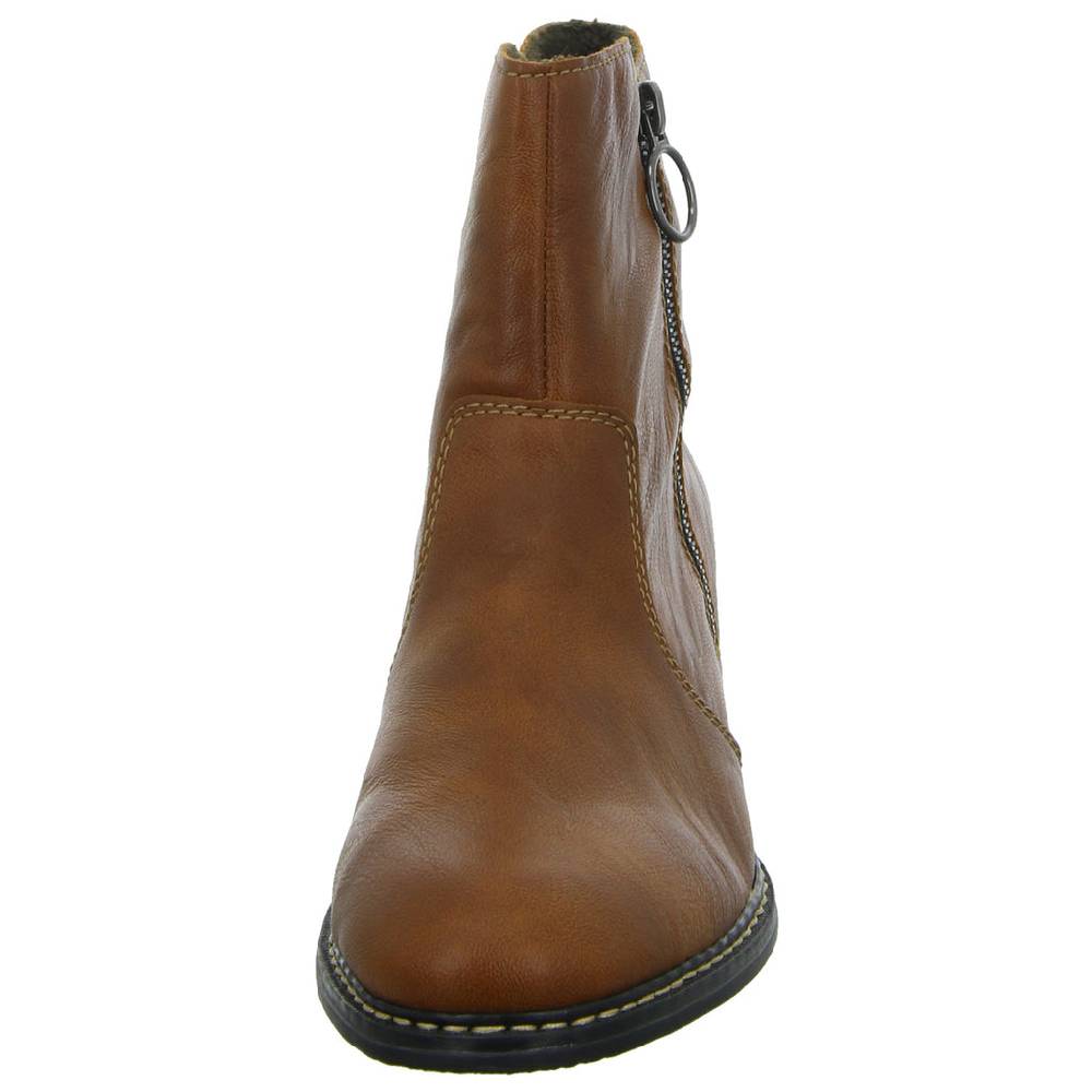 Rieker Schlupf-/Reißverschlußstiefelette Warmfutter bis 35mm Absatz (casual) Online