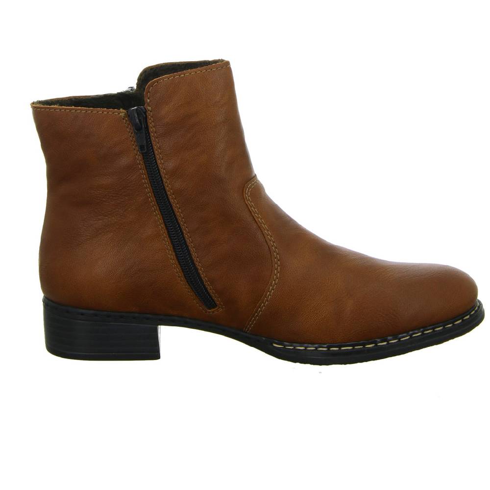 Rieker Schlupf-/Reißverschlußstiefelette Warmfutter bis 35mm Absatz (casual) Online