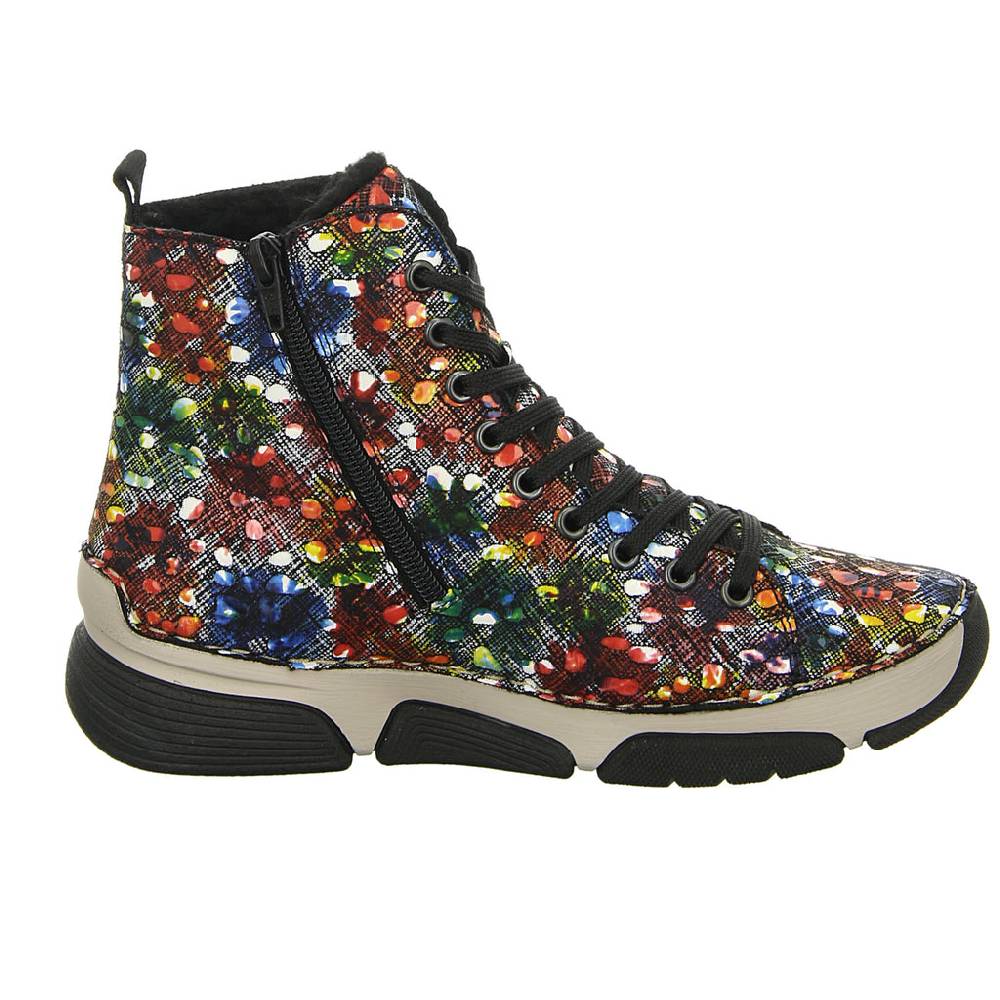 Rieker Schnürstiefelette Warmfutter bis 35mm Absatz (casual) Verkauf