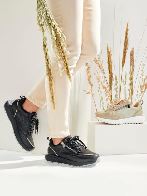 24 Hours Schnürschuh mit Mesh Einsätzen Artikelnummer: 1892470 Osterangebot