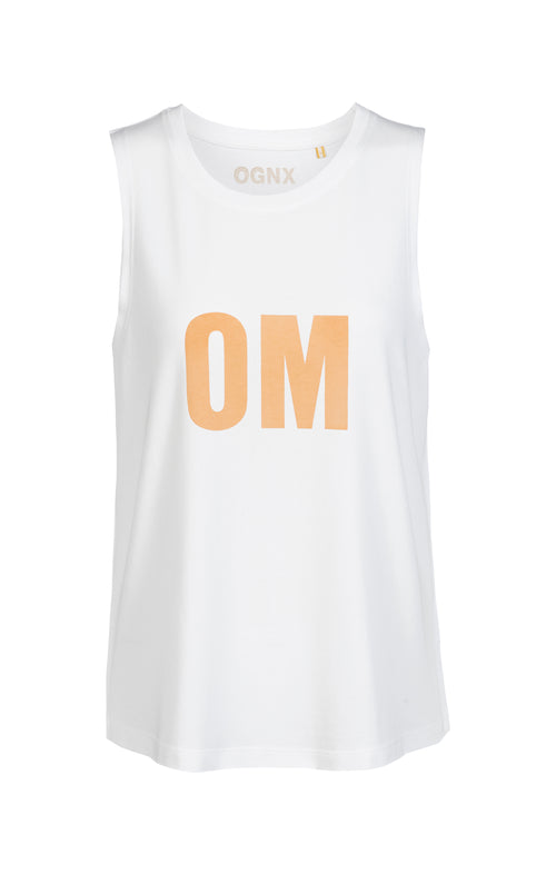 ﻿Ognx Yoga Athletic Tank OM Bio Baumwolle Tencel™ Tara - weiß Online Outlet