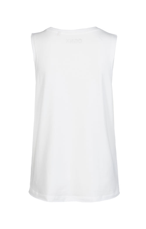 ﻿Ognx Yoga Athletic Tank OM Bio Baumwolle Tencel™ Tara - weiß Online Outlet