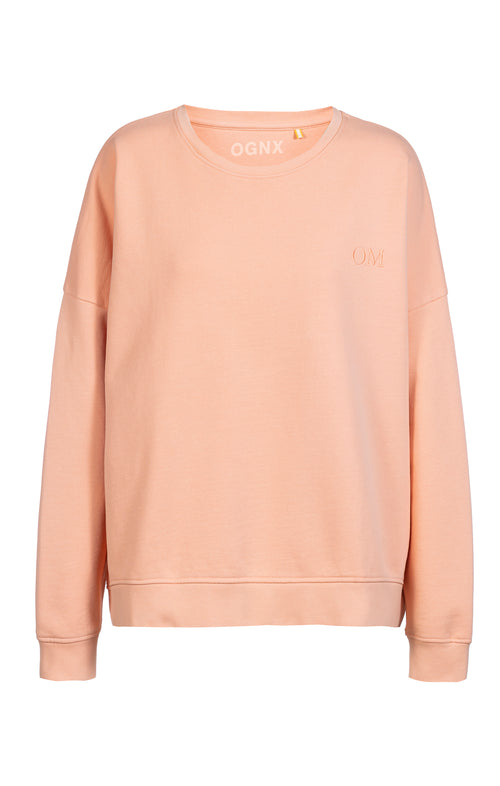 Ognx Yoga Loose Sweater OM Bio Baumwolle Pia - rosa Zeitlich begrenztes Angebot