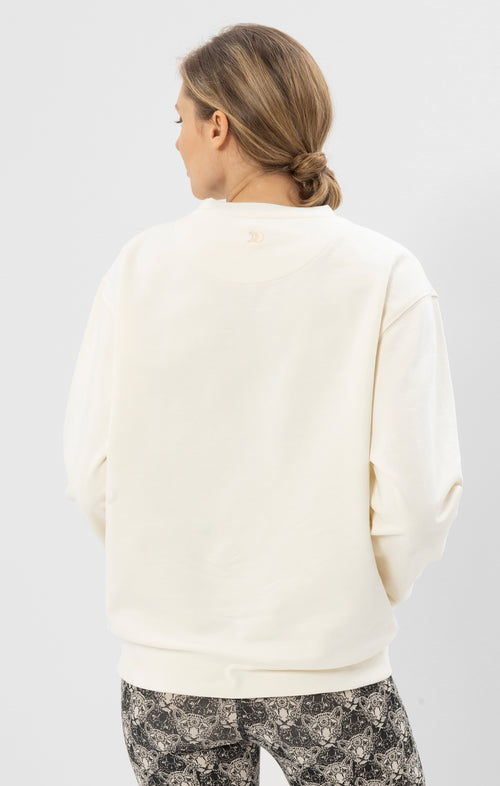 Ognx Yoga Boxy Sweater Namaste Bio Baumwolle Philia - weiß Bestseller