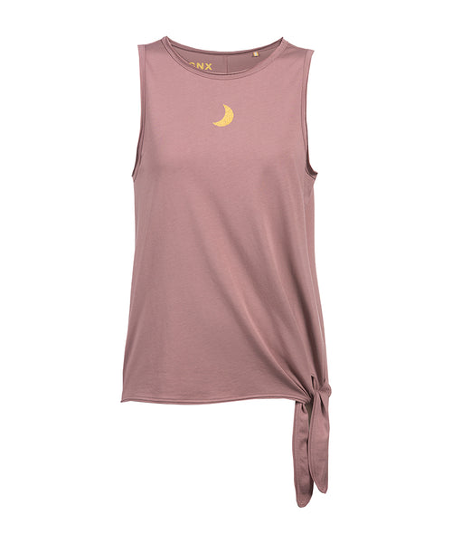 Ognx Yoga Knoten Tank Moon Bio Baumwolle Tencel™ Tari - rosa VIP-Rabatte